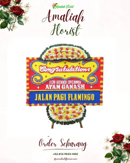 Sewa Papan Bunga samoja